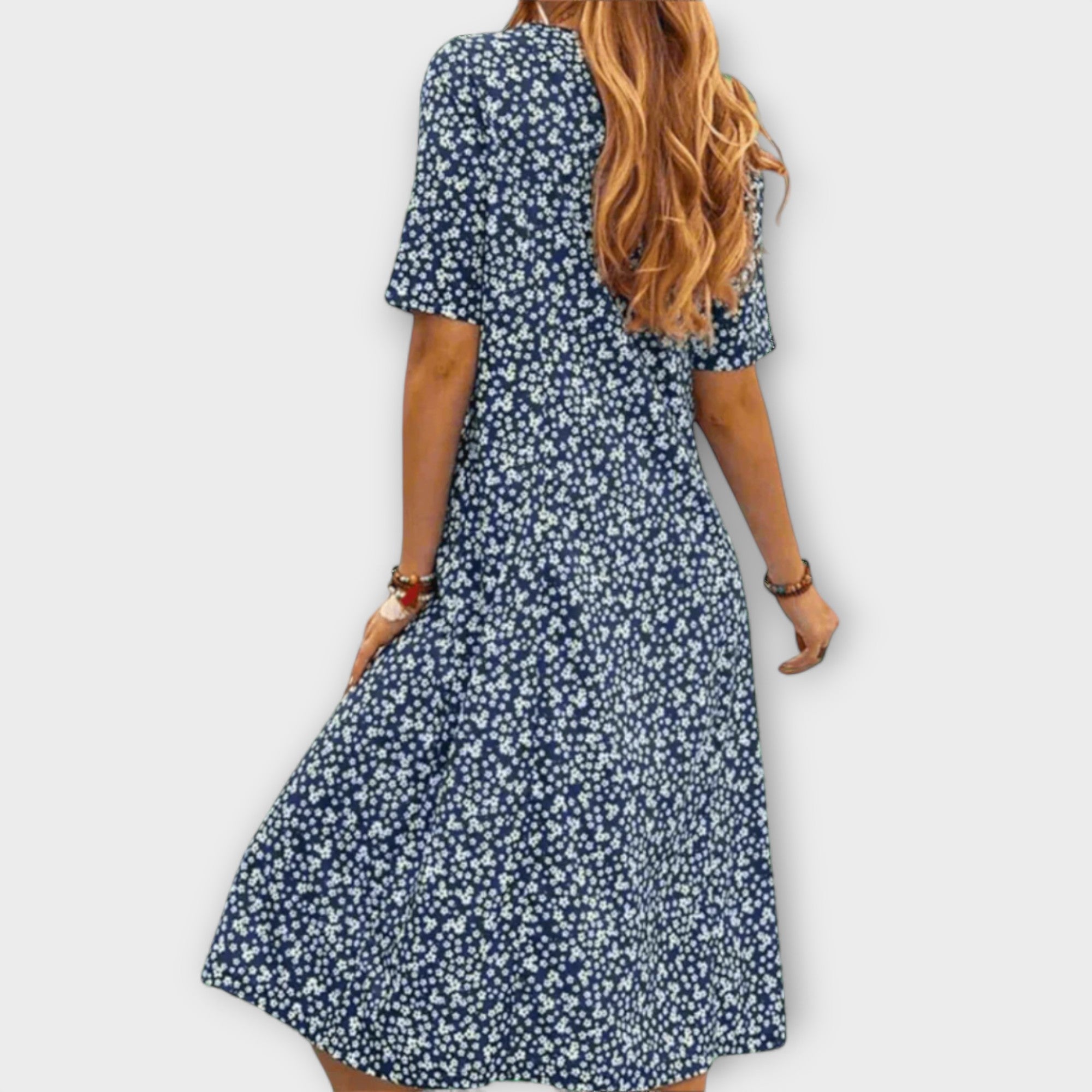 Paula - Elegantes Floral-Kleid aus Premium-Stoff