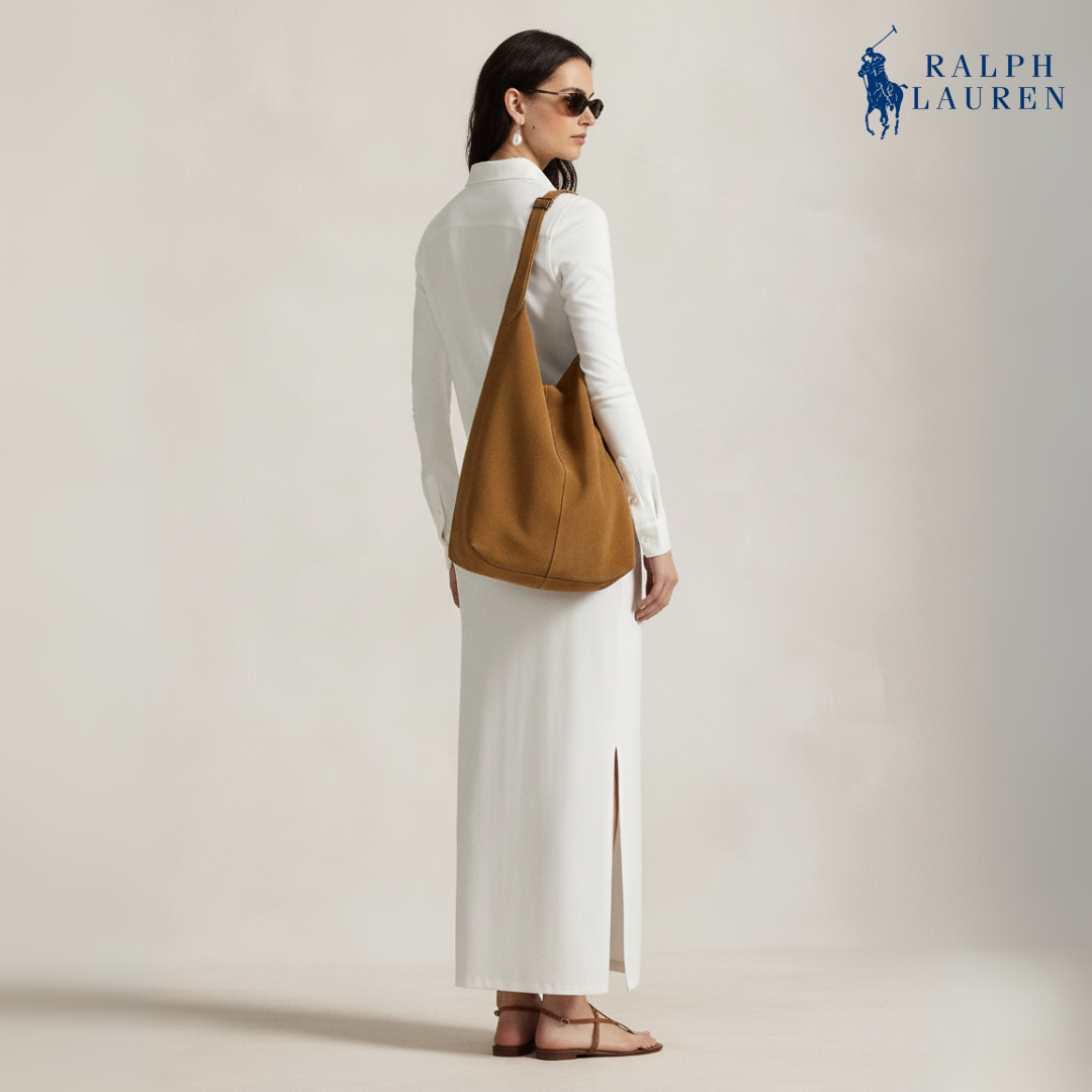 Geknöpftes Maxi-Hemdkleid aus Ponte-Stoff