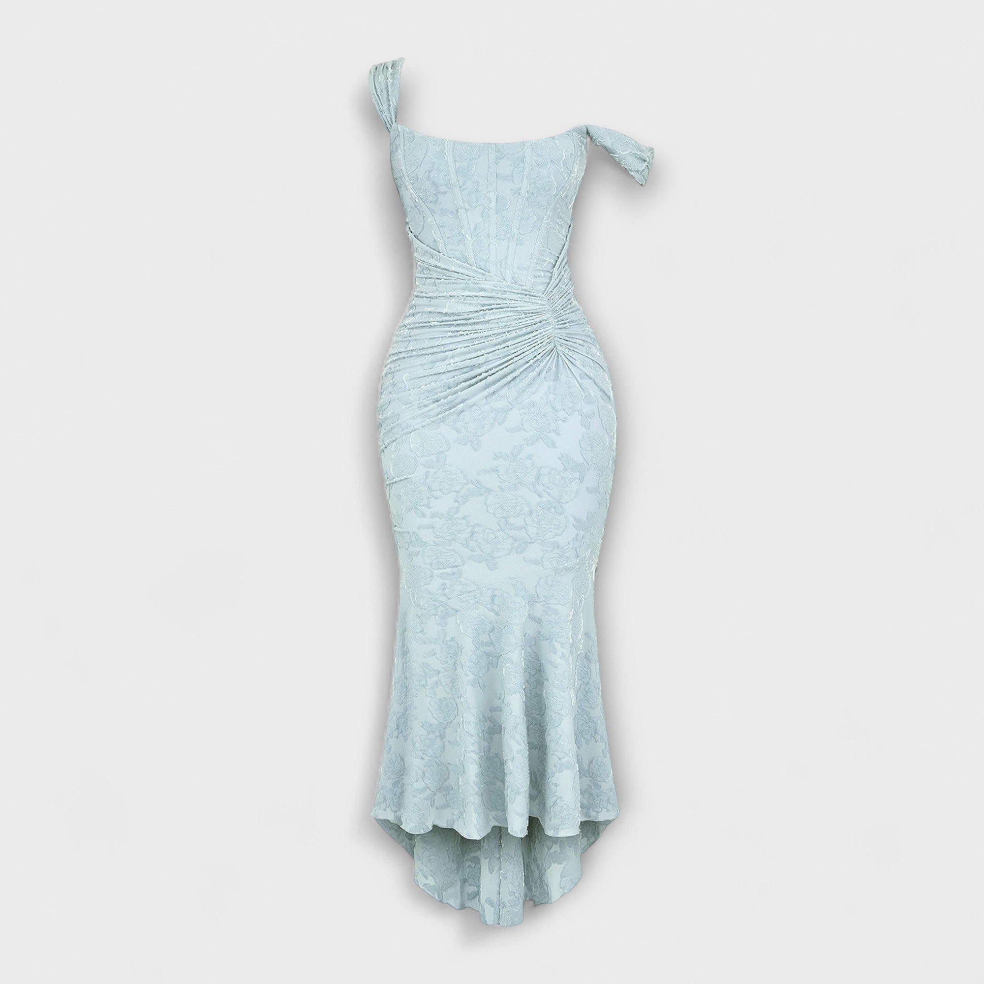 Renske - Langes Kleid mit elegantem und raffiniertem Korsett