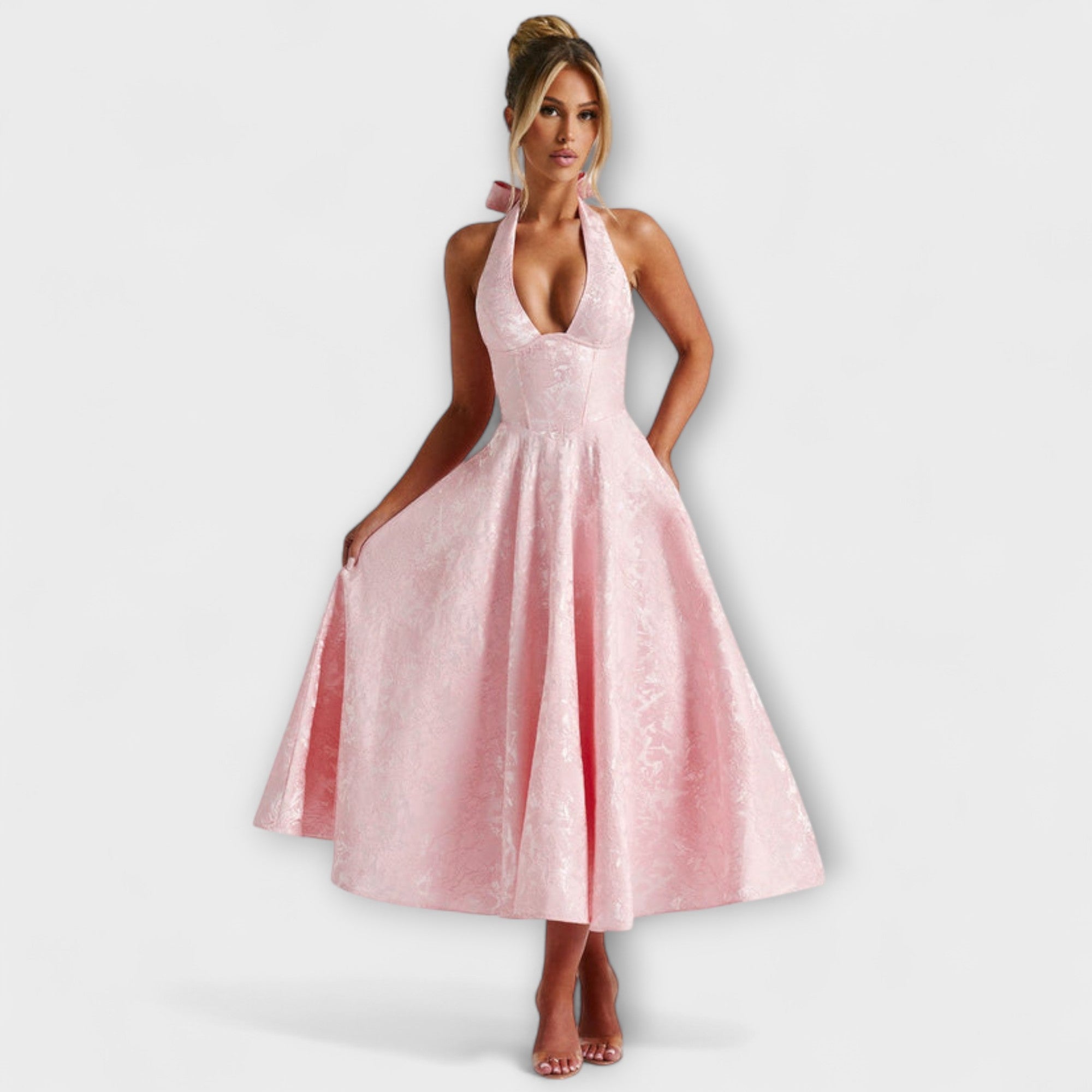 Catalina - Romantisches Midi-Kleid