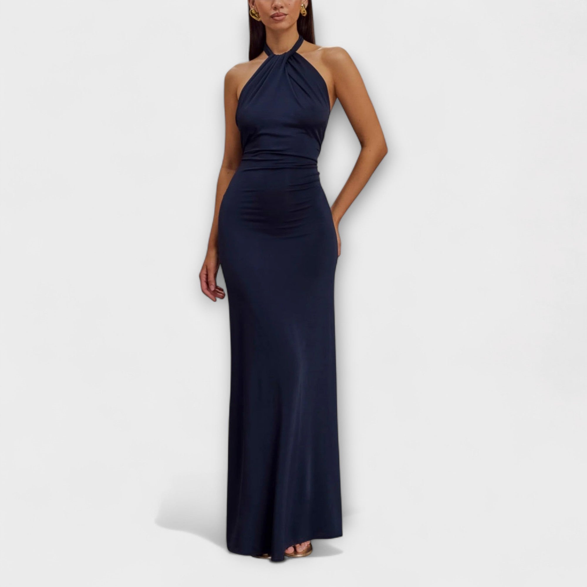 Lagune - Slinky Halter Maxikleid