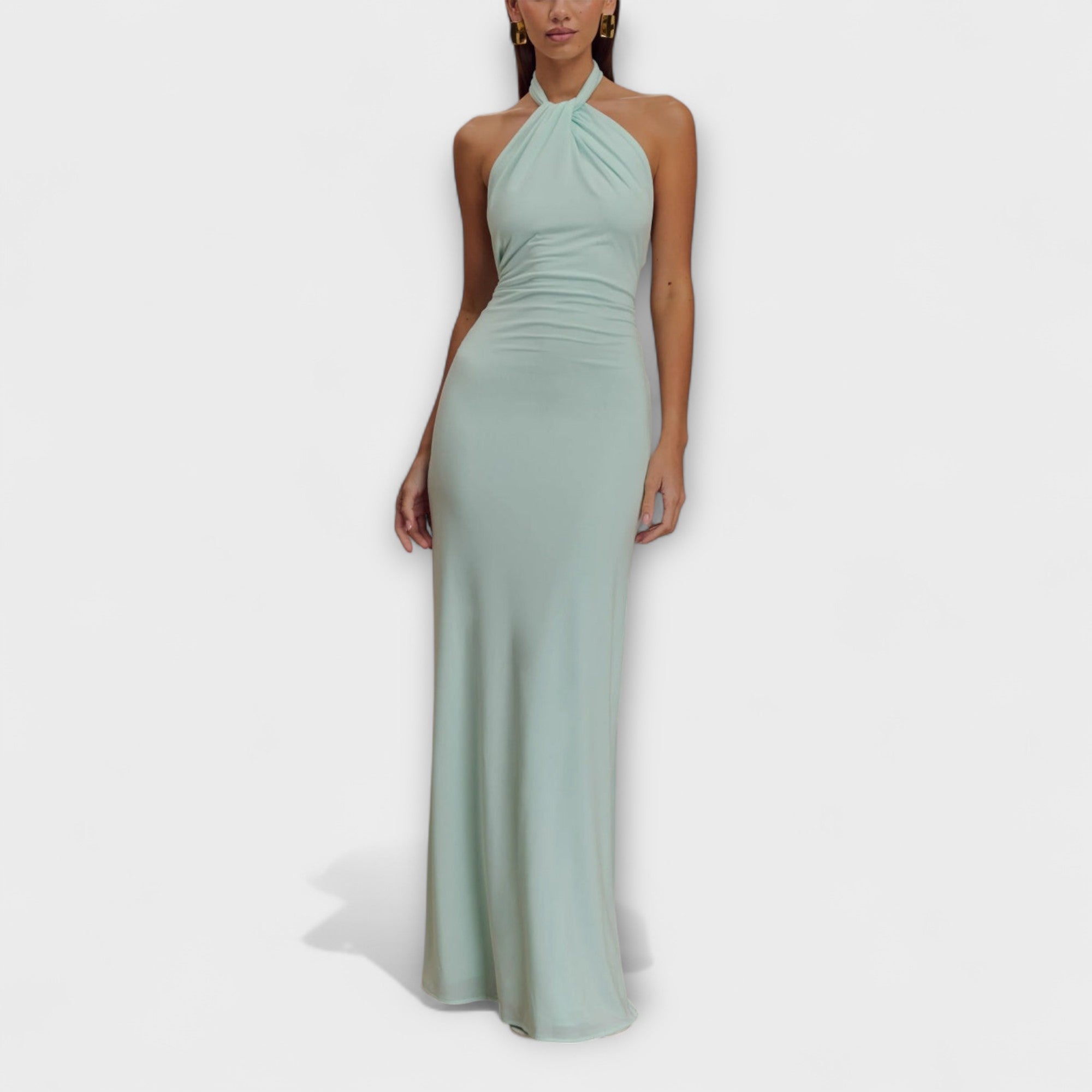 Lagune - Slinky Halter Maxikleid