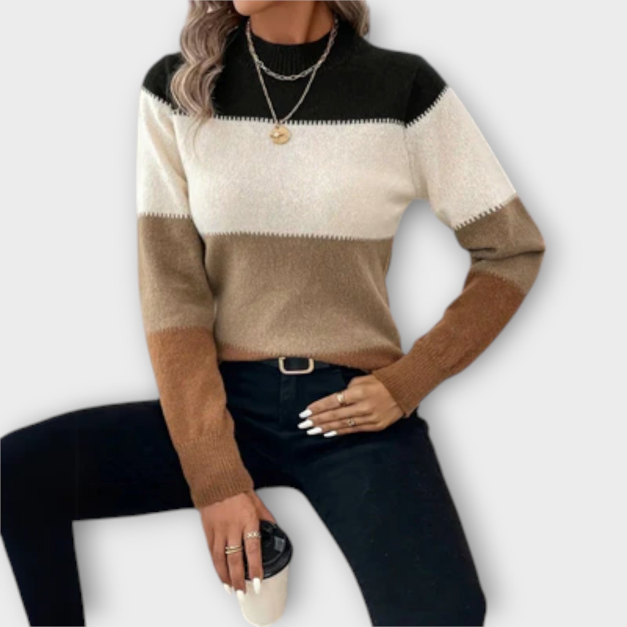 Elina - Lässiger & Eleganter Pullover