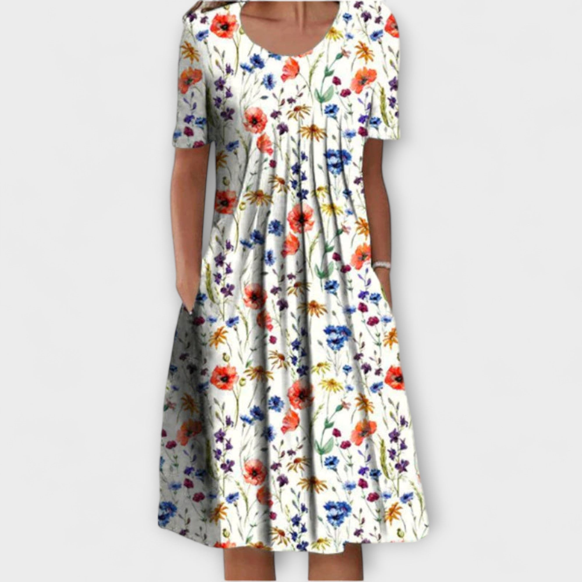 Emelie – Schickes Schichtkleid mit Bauchkontrolle