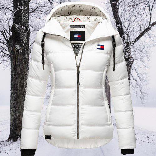Warme Winter-Daunenjacke