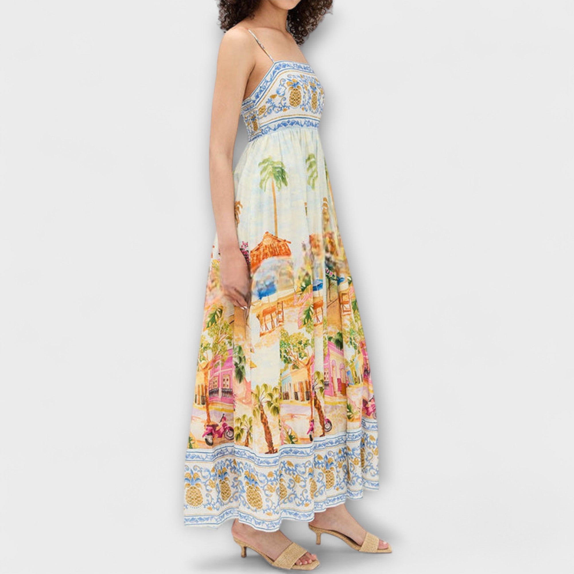 Lumen - Aracati Multicolor Maxi Kleid