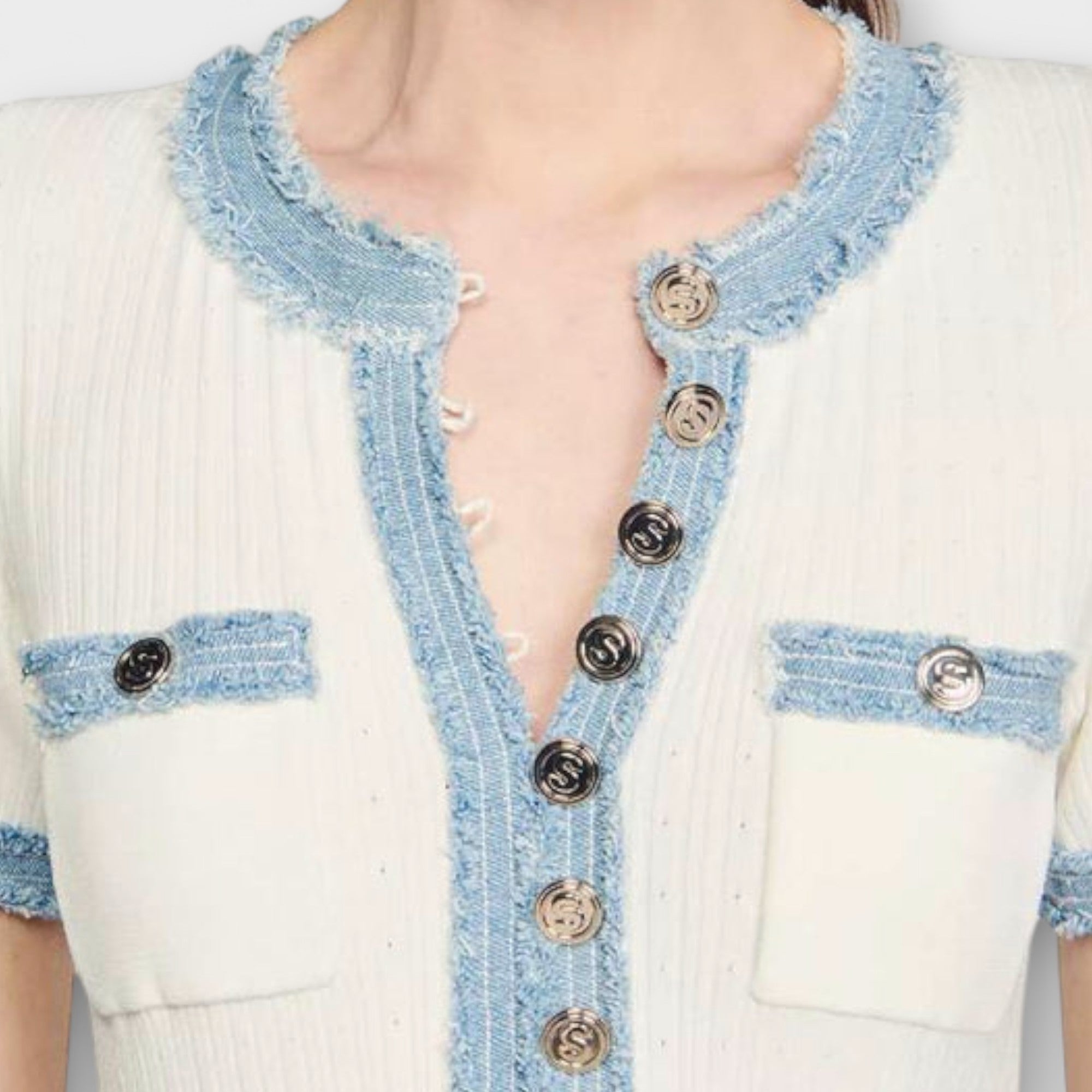 Alecia - Strukturiertes Maxikleid