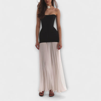 Isolde - Schicker klassischer Faltenrock Zweiteiler