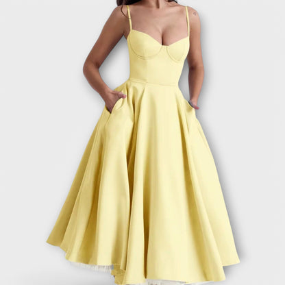 Mélie – Leichtes Sommerkleid mit Korsett-Detail