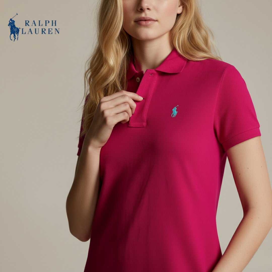 Baumwoll-Mesh-Polokleid