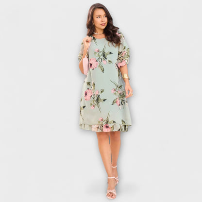 Melin - Elegantes Chiffonkleid