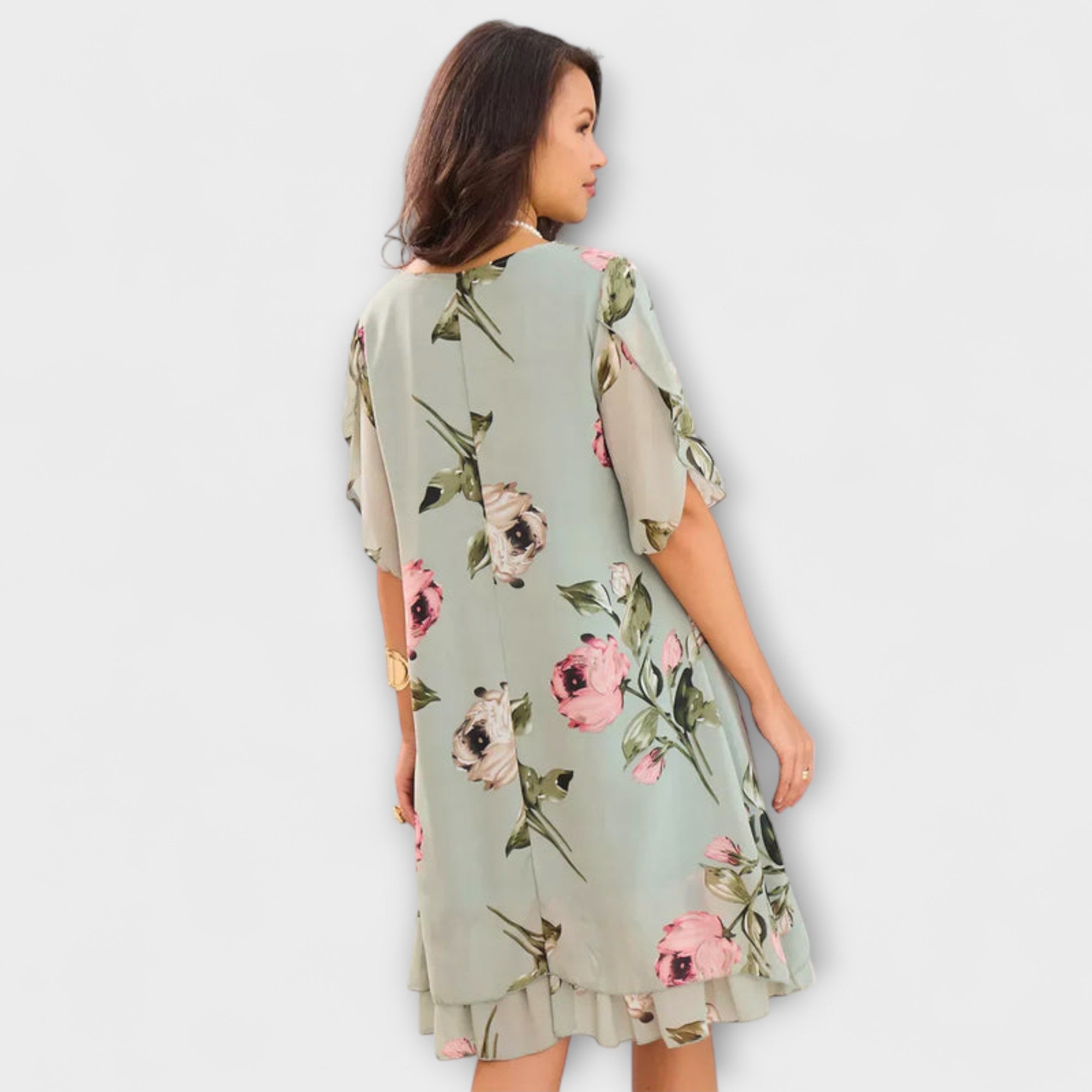 Melin - Elegantes Chiffonkleid