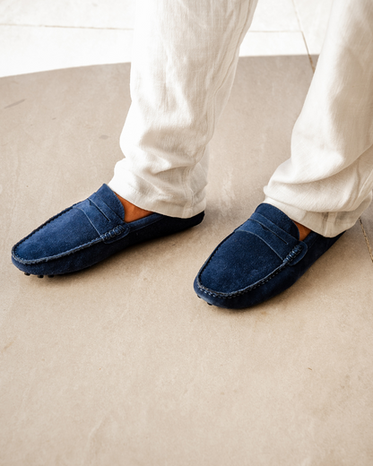 Wildleder Fahrer Slipper