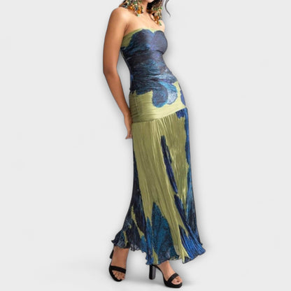 Noelle - Strapless Midi Kleid