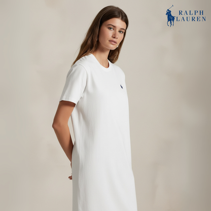 T-Shirt-Kleid aus Baumwoll-Jersey