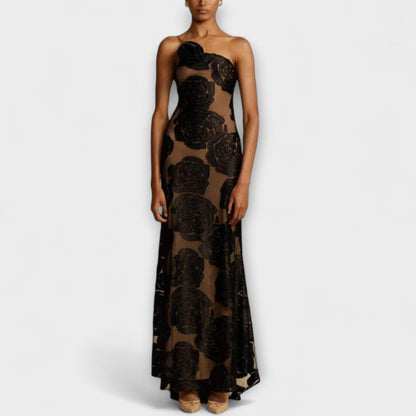 Sara - Florales Maxikleid