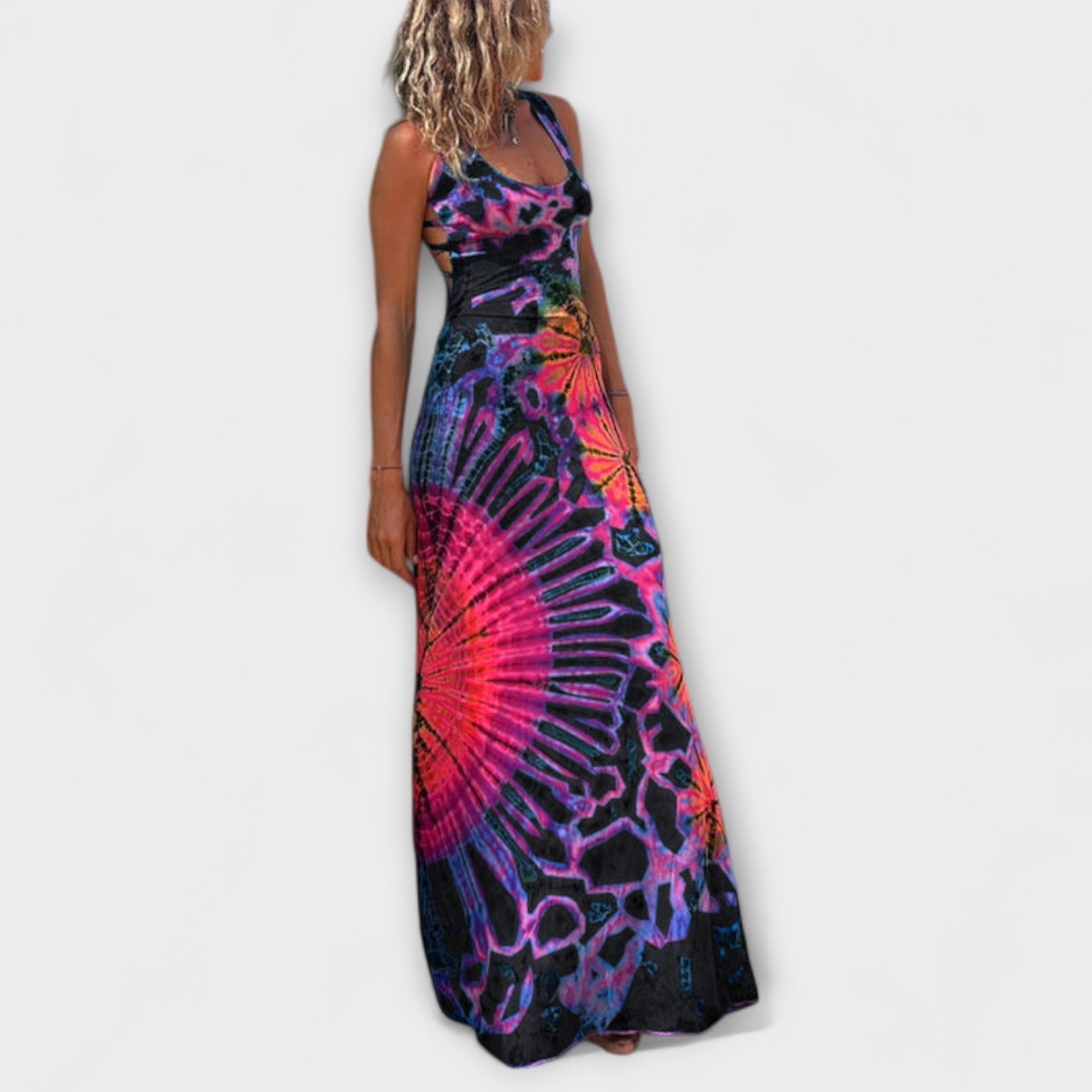 Ronja - La Bamba Tie-Dye Print Maxikleid