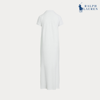 Polokleid aus Baumwoll-Mesh