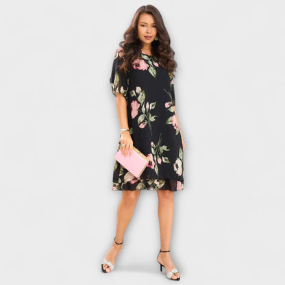 Melin - Elegantes Chiffonkleid