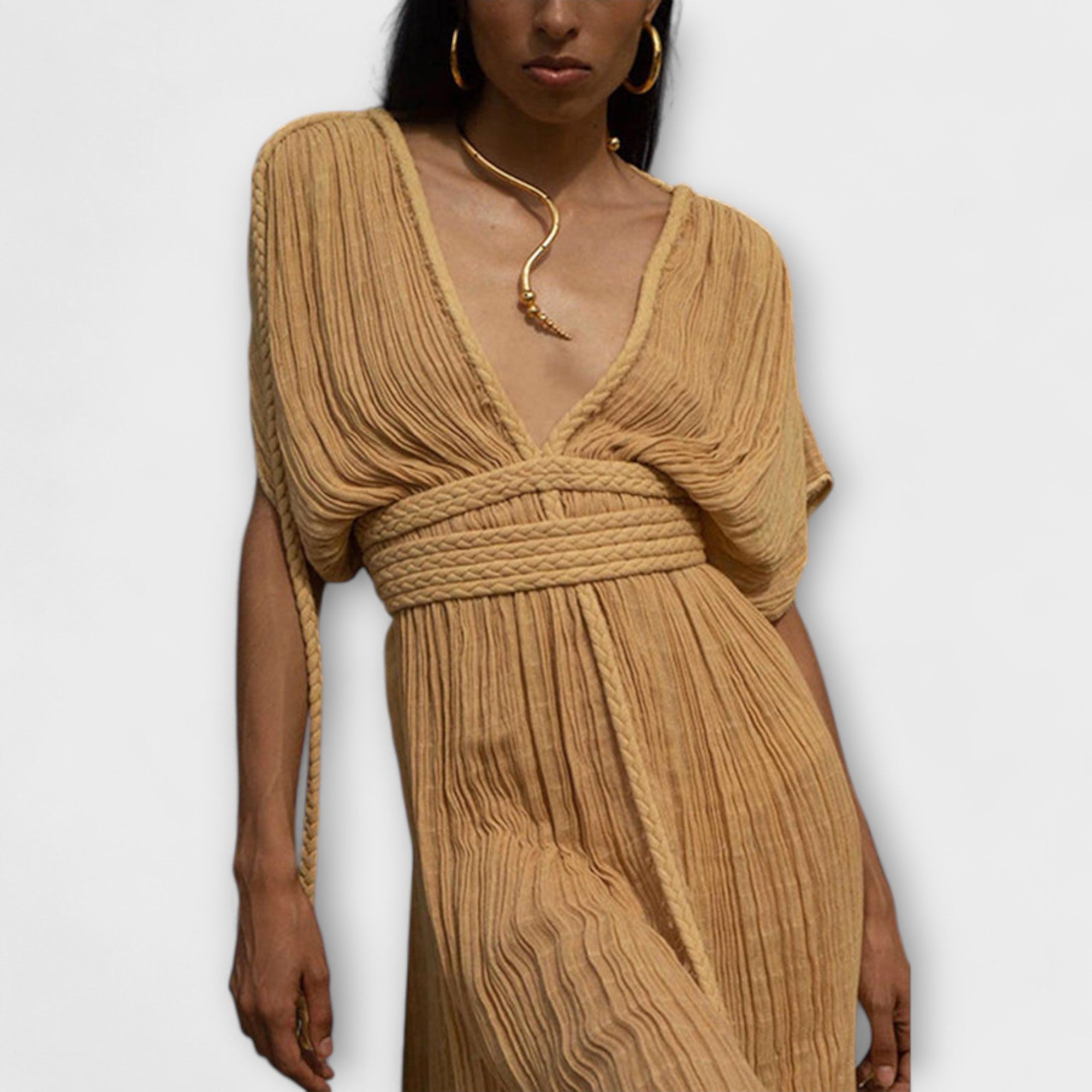 Kimono Maxikleid im griechischen Stil