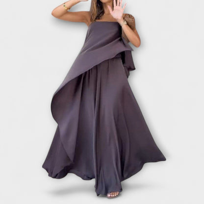 Ruby - Schickes ärmelloses Bandeau-Top und Rock