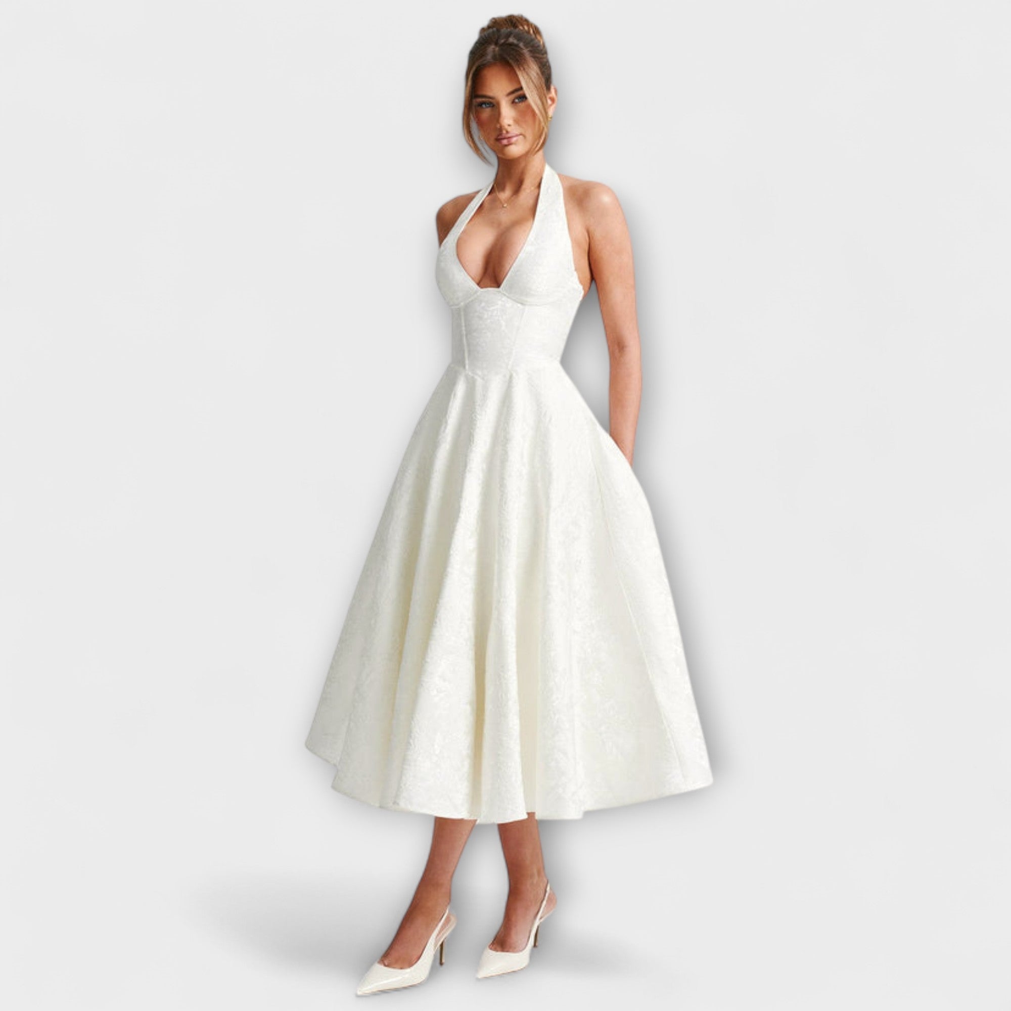 Catalina - Romantisches Midi-Kleid