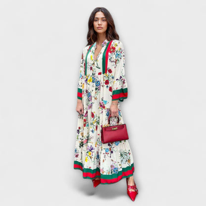 Oriana - Maxikleid mit Blumenmuster