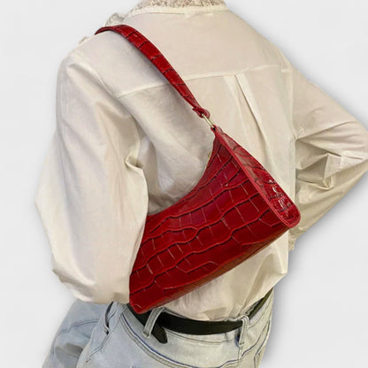 Aurellia. - Glänzende Ledertasche