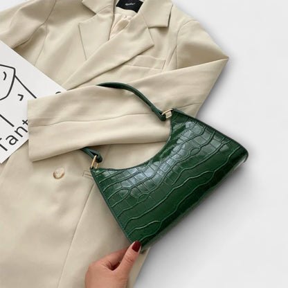 Aurellia. - Glänzende Ledertasche