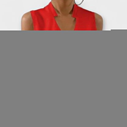 Weiches Sommer-Top mit V-Ausschnitt