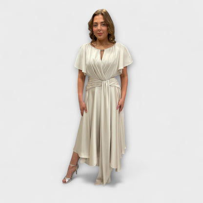 Anni – Maisonel Drapiertes Kleid