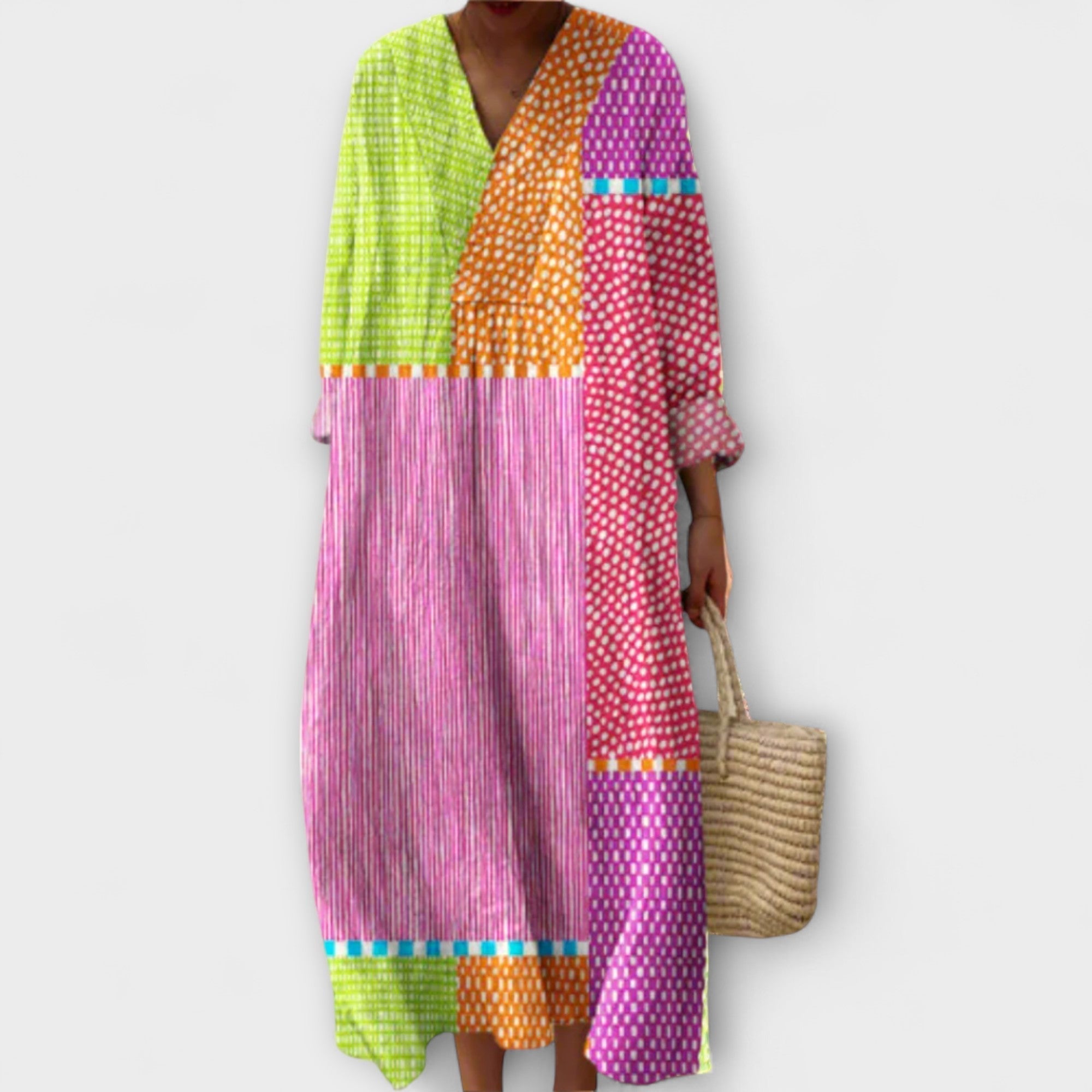 Mai - Stilvolles geometrisches Kleid