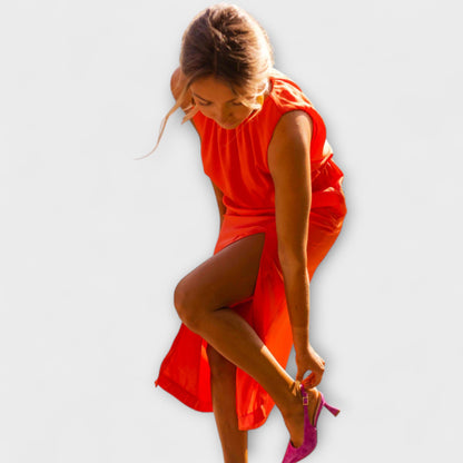 Liene - Elegantes Midi-Kleid