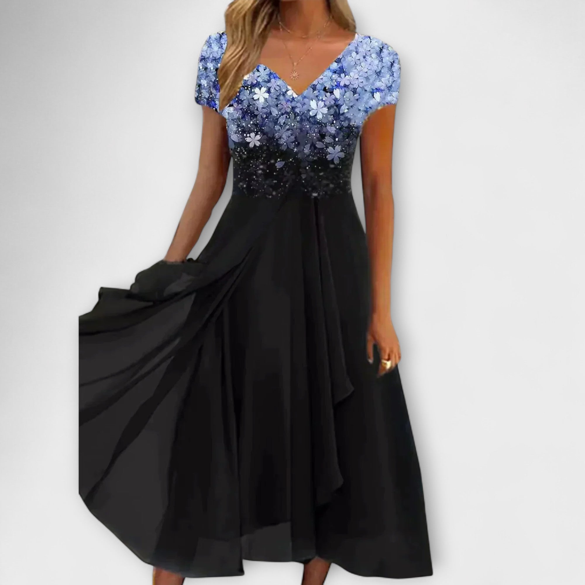 Lara - Damen Chiffon Partykleid