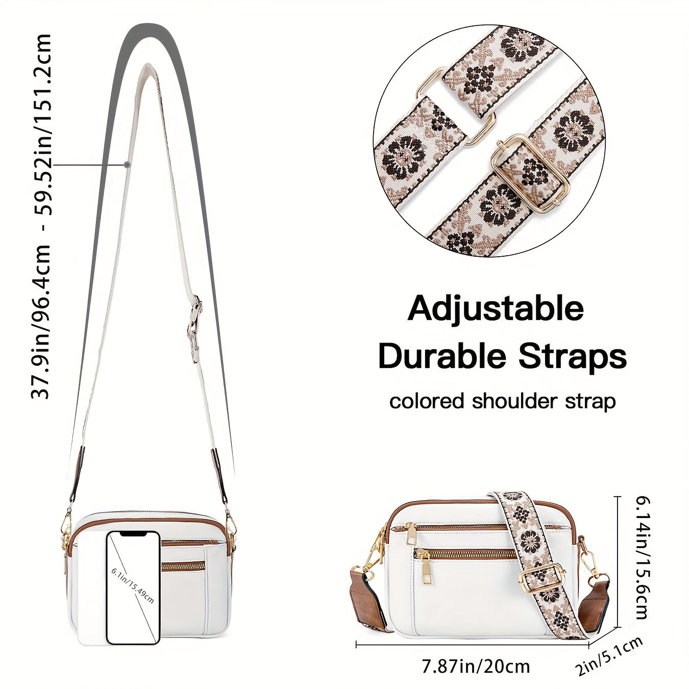 Aurellia. - Crossbody Tasche aus veganem Leder