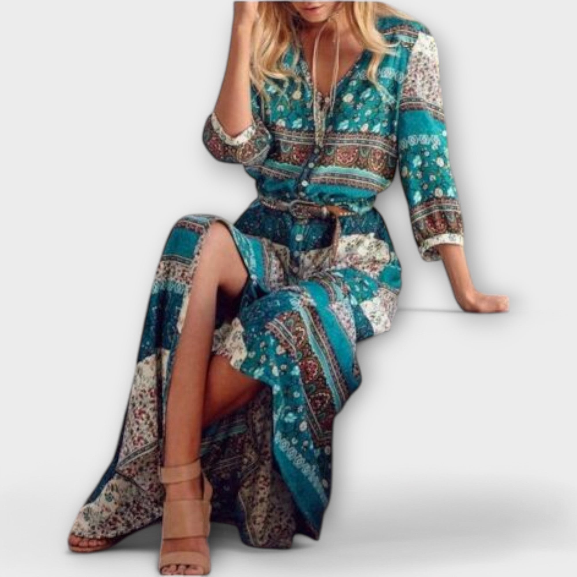 Cariba - Boho Midi Kleid