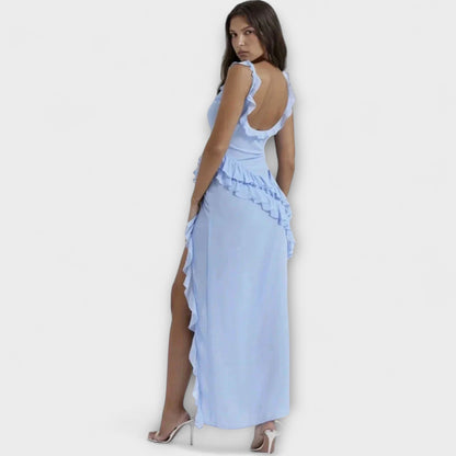 Lara - Stilvolles Maxikleid mit Schlitz