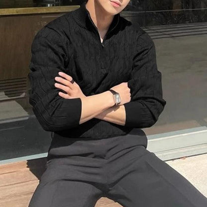 Gepäckter Weißer Pullover